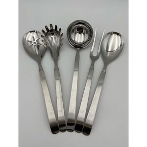 Premium 18/10 Stainless Steel Serving Utensils Set for Parties & Buffets-Heavy